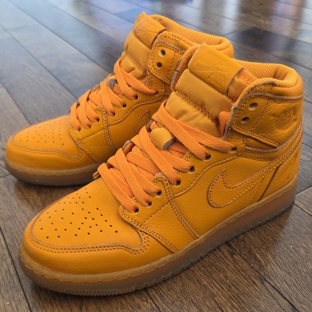 Air Jordan 1 Retro High OG 2017 Gatorade Orange Peel' AJ6000-880 GS 5.5Y